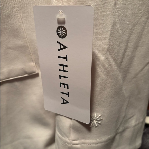 Athleta Cream/Bone/off White Allure Shirt Jacket Oversized  XL - Picture 7 of 12